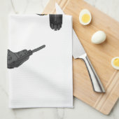 Linge De Cuisine Illustration de la pelle de rupture (Quart Plié)