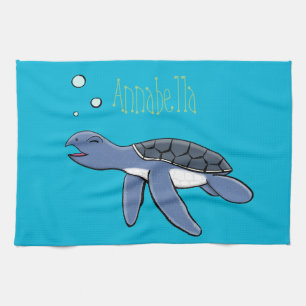 Linge De Cuisine Illustration de la petite tortue de mer