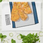 Linge De Cuisine Illustration de la tempura crevette (Plié)