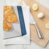 Linge De Cuisine Illustration de la tempura crevette (Quart Plié)