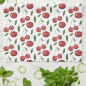 Linge De Cuisine Illustration de l'aquarelle des cerises douces mig (Plié)