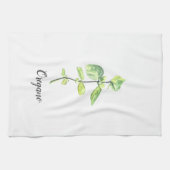 Linge De Cuisine Illustration de l'aquarelle d'Herbe d'Oregano (Horizontal)