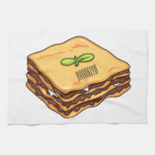 Linge De Cuisine Illustration de Lasagna (Horizontal)