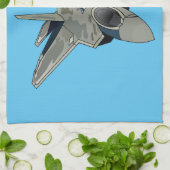 Linge De Cuisine Illustration de l'avion de chasse (Plié)