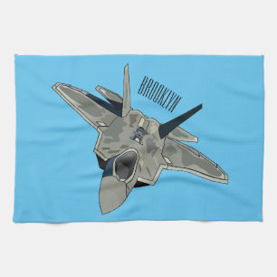 Linge De Cuisine Illustration de l'avion de chasse