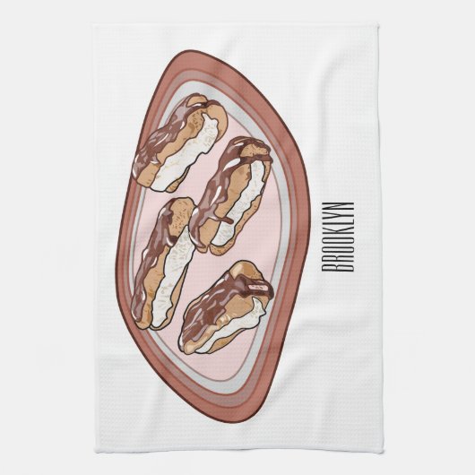 Linge De Cuisine Illustration de l'éclair de chocolat (Vertical)