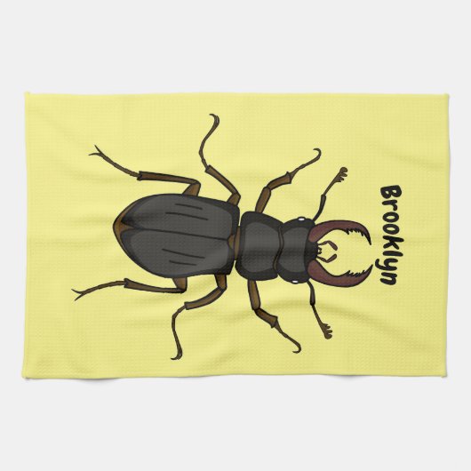 Linge De Cuisine Illustration de l'insecte du dendroctone du pin (Horizontal)