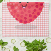 Linge De Cuisine Illustration de litchee rose mignon (Plié)