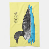 Linge De Cuisine Illustration de Loon bird (Vertical)