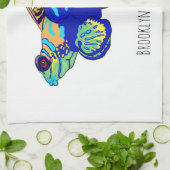 Linge De Cuisine Illustration de Mandarinfish (Plié)