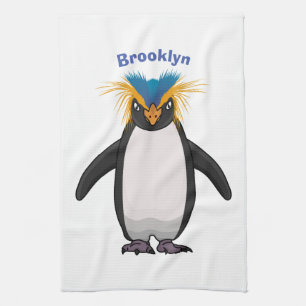 Linge De Cuisine Illustration de mignon macaroni pingouin