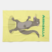 Linge De Cuisine Illustration de mignonne mangouste (Horizontal)