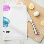 Linge De Cuisine Illustration de Mignons Macarons (Quart Plié)