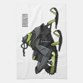 Linge De Cuisine Illustration de motoneige (Vertical)