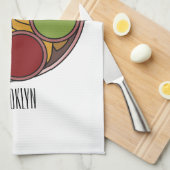 Linge De Cuisine Illustration de Nachos (Quart Plié)