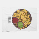Linge De Cuisine Illustration de Nachos (Horizontal)