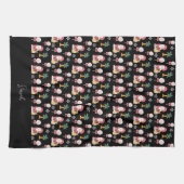 Linge De Cuisine Illustration de Noël Candy Santa (Horizontal)