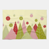 Linge De Cuisine Illustration de Noël festif (Horizontal)