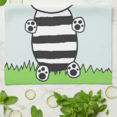 Linge De Cuisine Illustration de Panda Mignon (Plié)