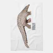 Linge De Cuisine Illustration de Pangolin (Vertical)
