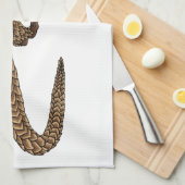 Linge De Cuisine Illustration de pangolin à queue longue (Quart Plié)