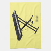 Linge De Cuisine Illustration de piano clavier (Vertical)