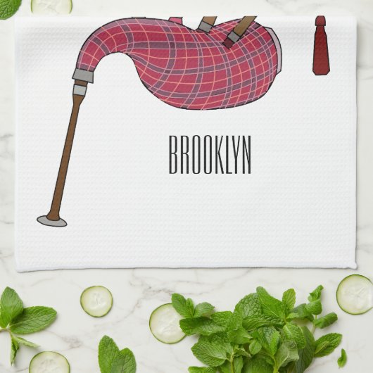 Linge De Cuisine Illustration de pipes (Plié)