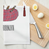 Linge De Cuisine Illustration de pipes (Quart Plié)