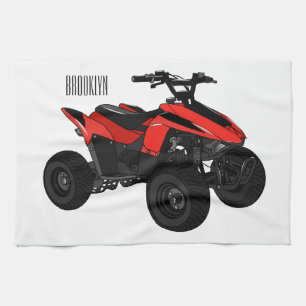 Linge De Cuisine Illustration de Quad bike atv