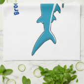 Linge De Cuisine Illustration de requin marteau (Plié)