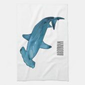 Linge De Cuisine Illustration de requin marteau (Vertical)