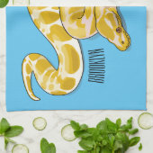 Linge De Cuisine illustration de serpent python birman de dessin an (Plié)