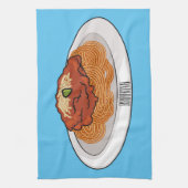 Linge De Cuisine Illustration de Spaghetti (Vertical)