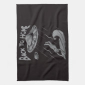 Linge De Cuisine Illustration de surf pour alien avec retour à la m (Vertical)