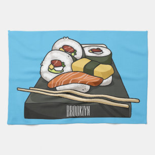 Linge De Cuisine Illustration de sushi