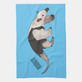 Linge De Cuisine Illustration de Tamandua (Vertical)