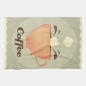 Linge De Cuisine Illustration de tasse de café (Horizontal)
