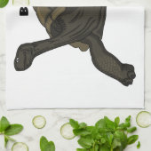 Linge De Cuisine Illustration de tortue terrestre des Galapagos (Plié)