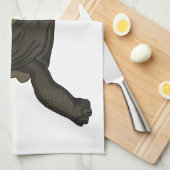 Linge De Cuisine Illustration de tortue terrestre des Galapagos (Quart Plié)