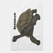 Linge De Cuisine Illustration de tortue terrestre des Galapagos (Vertical)