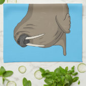 Linge De Cuisine Illustration de Walrus (Plié)