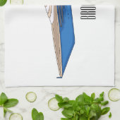 Linge De Cuisine Illustration de yacht (Plié)