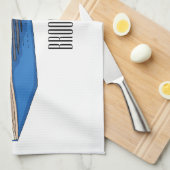 Linge De Cuisine Illustration de yacht (Quart Plié)