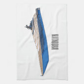 Linge De Cuisine Illustration de yacht (Vertical)