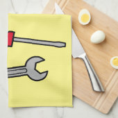 Linge De Cuisine Illustration des outils de menuiserie (Quart Plié)
