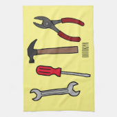 Linge De Cuisine Illustration des outils de menuiserie (Vertical)
