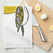 Linge De Cuisine Illustration d'huile d'olive (Quart Plié)