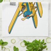 Linge De Cuisine Illustration d'hydravion (Plié)