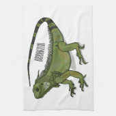 Linge De Cuisine Illustration d'Iguana (Vertical)