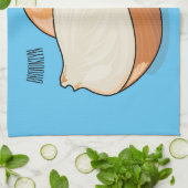 Linge De Cuisine Illustration d'oignon (Plié)